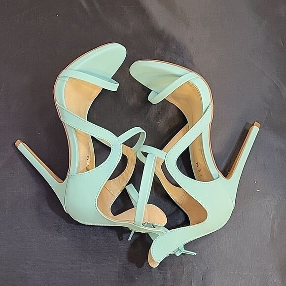 KAYLEEN BY LOS ANGELES ANKLE AND INSSTEP STRAP BACK ZIP CLOSURE WOMEN"S … - Picture 9 of 14